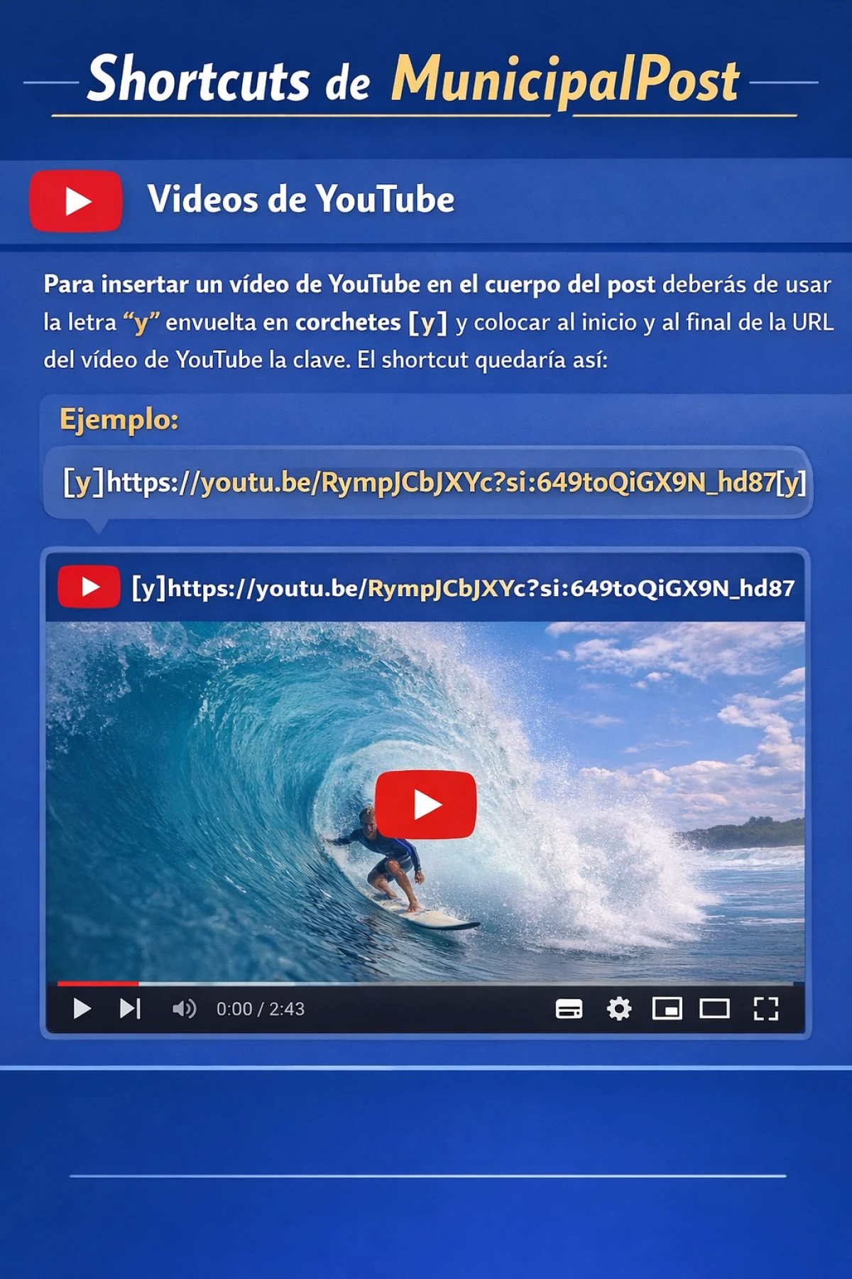 Shortcuts para editar post - Imagen 2