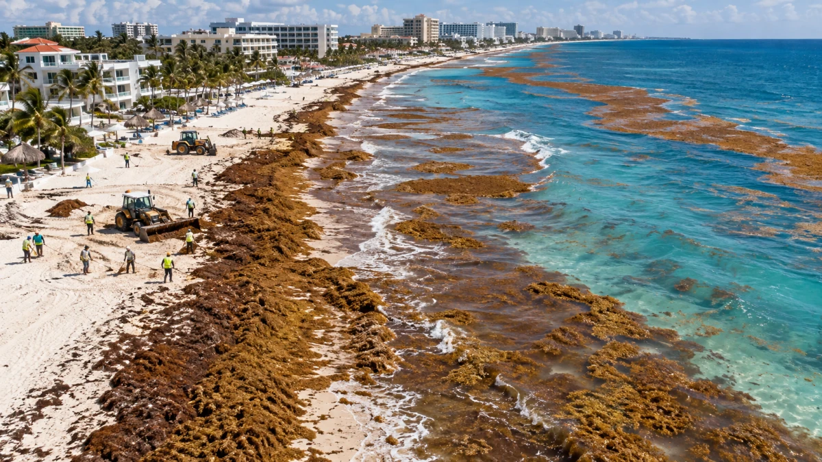 Sargazo en el Caribe Mexicano: de crisis ambiental a industria de economía circular
