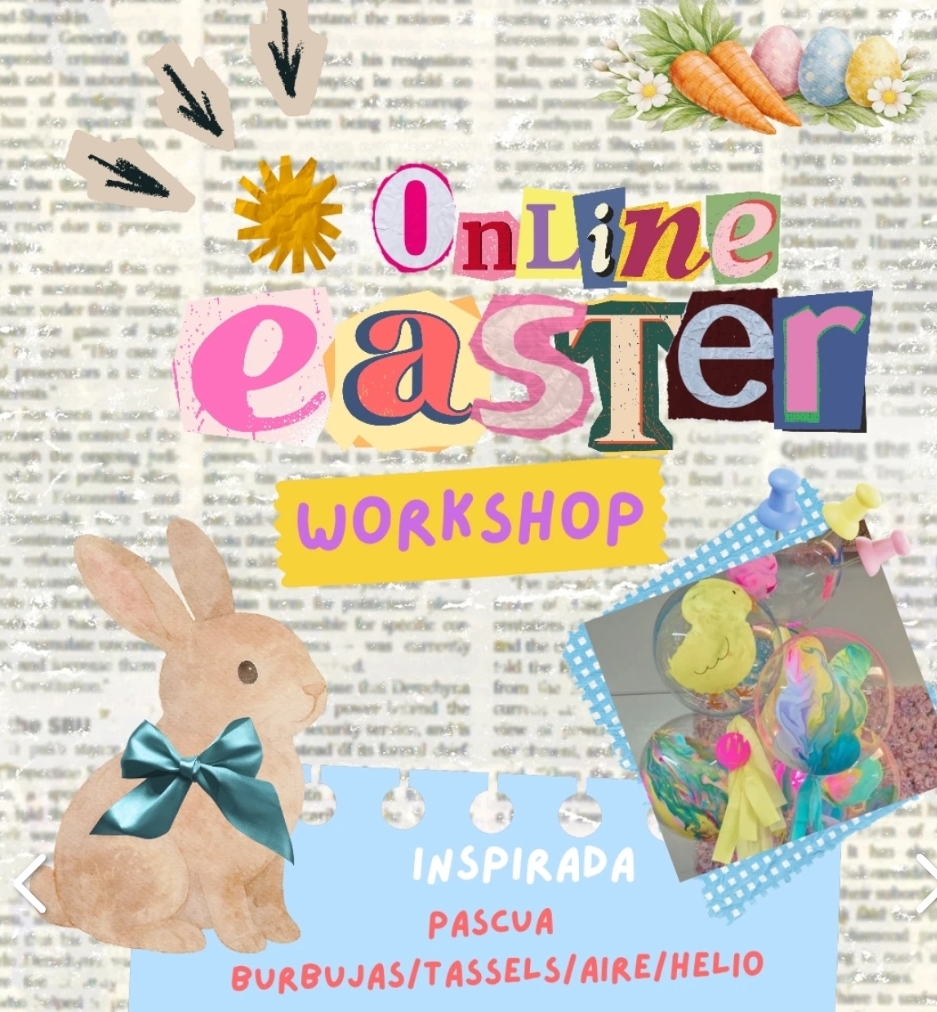 Clase online de burbujas pascua